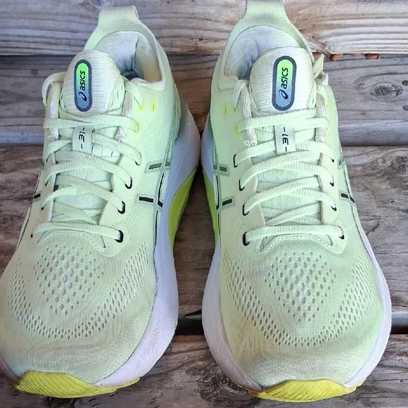 ASICS Women's Gel-Kayano Light Yellow Running Shoes - Picture 7 of 12